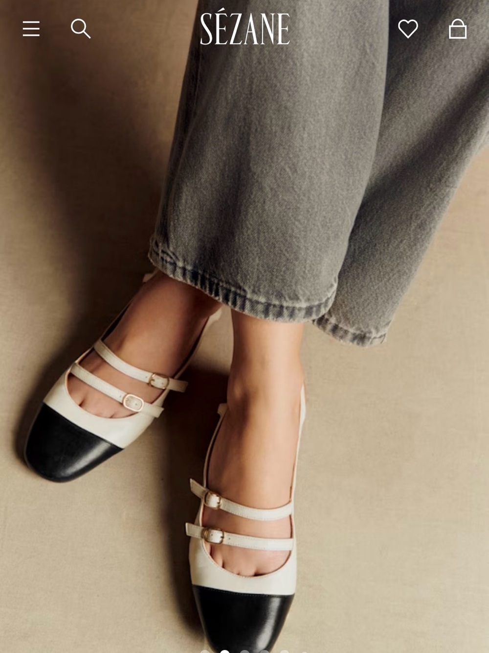 New in box Sezane Paula Babies shoes